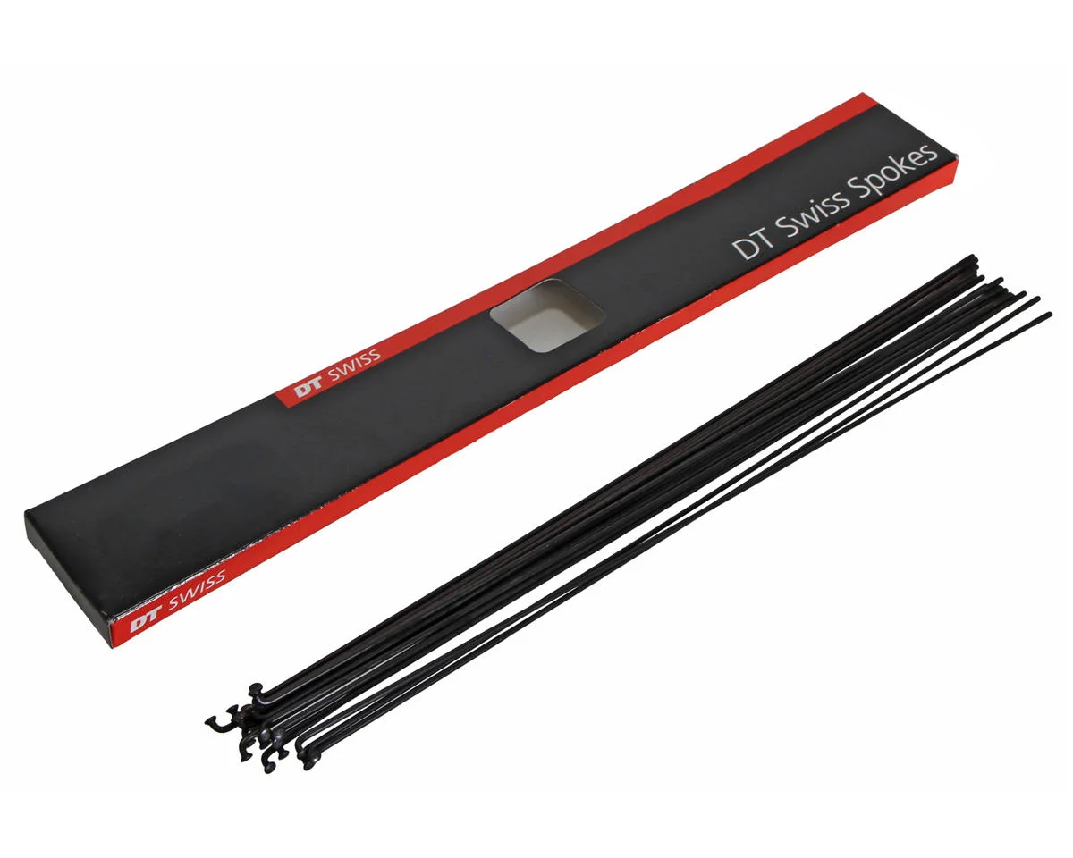 DT Swiss Competition J-Bend Spoke (Black) (2.0/1.8/2.0mm) (Box of 20) (258mm) - view 2